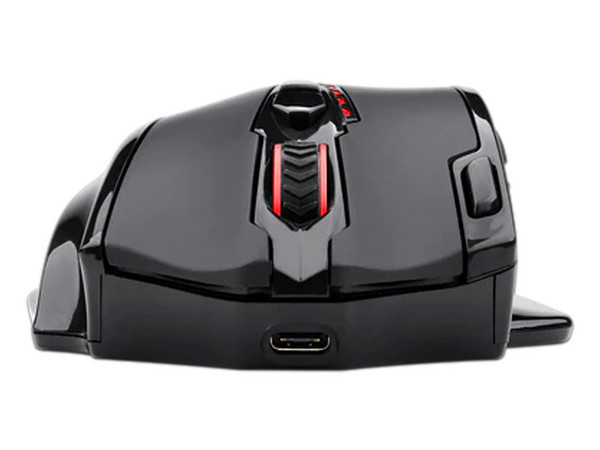 Mouse Gamer Redragon Impact Elite M913, hasta 12,400 dpi, 12 botones. Color Negro.