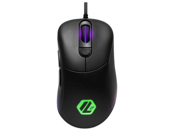 Mouse Gamer Sharkoon Light 100, hasta 5,000 dpi, 6 botones, RGB. Color Negro.