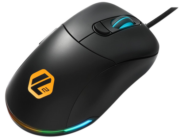 Mouse Gamer Sharkoon Light 100, hasta 5,000 dpi, 6 botones, RGB. Color Negro.