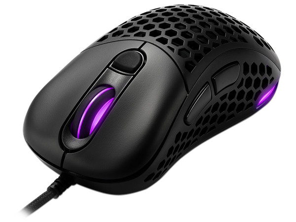 Mouse Gamer Sharkoon Light 200, hasta 16,000 dpi, 6 botones, RGB. Color Negro.