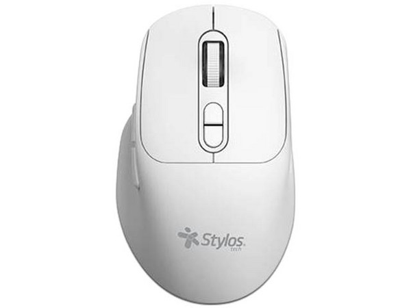 Mouse Inalambrico Stylos STPMOI8W, Conexión USB Nano 2.4ghz, Sensor Óptico, 600 DPI Máx, 3 Niveles DPI, 6 Botones Programables.