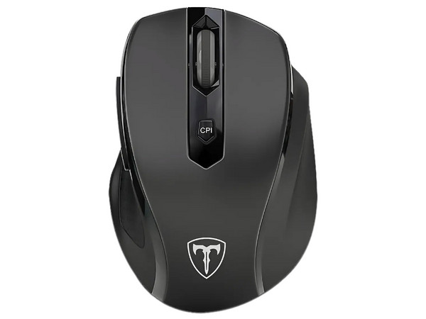 Mouse Gamer Inalámbrico T-Dagger Corporal T-TGWM100, 2400 DPI, Receptor USB. Color Negro.