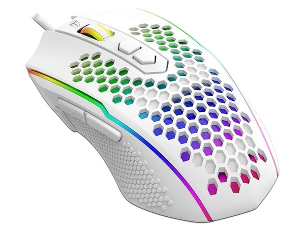 Mouse Gamer Inalámbrico T-Dagger Imperial T-TGM310, 7200 DPI, 8 Botones Programables, Cable USB de 1 m. Color Blanco.