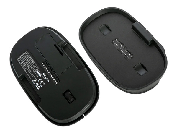 Mouse Óptico Inalámbrico Targus ErgoFlip EcoSmart, hasta 4000, 6 Botones, Bluetooth, Ambidiestro. Color Negro.
