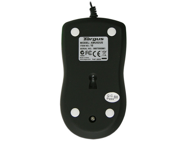 Notebook Optical Mouse Targus con cable USB retráctil