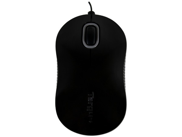 Mini Mouse Targus Compact Óptico, retráctil USB. Color Negro.