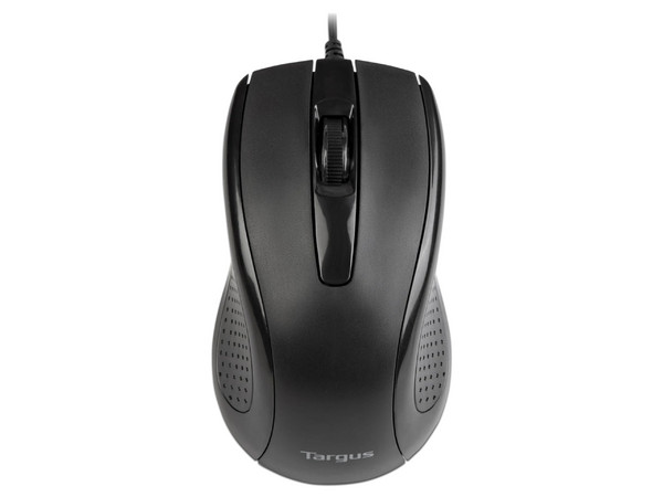 Mouse Óptico Targus AMU81USZ, Alámbrico, USB, 1000 dpi, Color Negro.