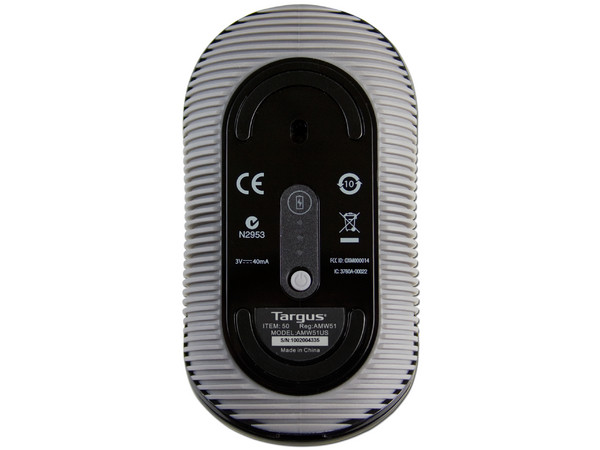 Mouse Targus Comfort Láser Inalámbrico, USB. Color Negro