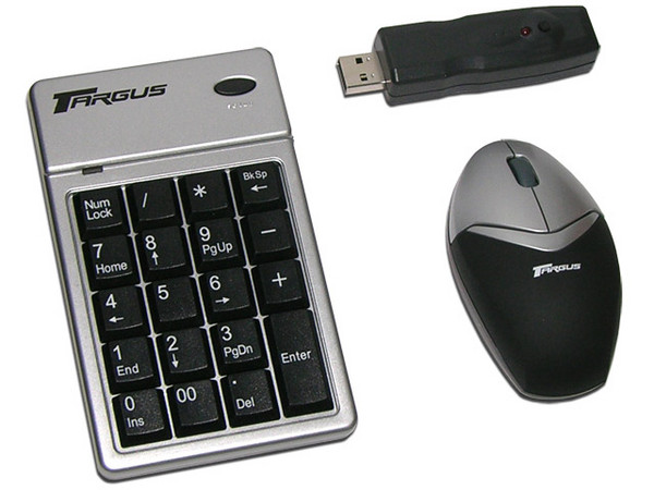 Combo de Keypad y Mouse Óptico Inalámbrico