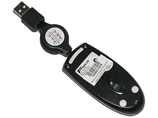 Mini Mouse Targus óptico, retráctil, USB, OEM (Sin Caja)