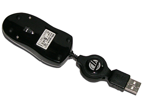 Mini Mouse Targus óptico, retráctil, USB.