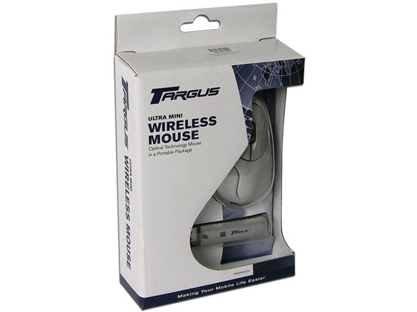 Ultra Mini Mouse Óptico Inalámbrico, USB. Color Plateado.