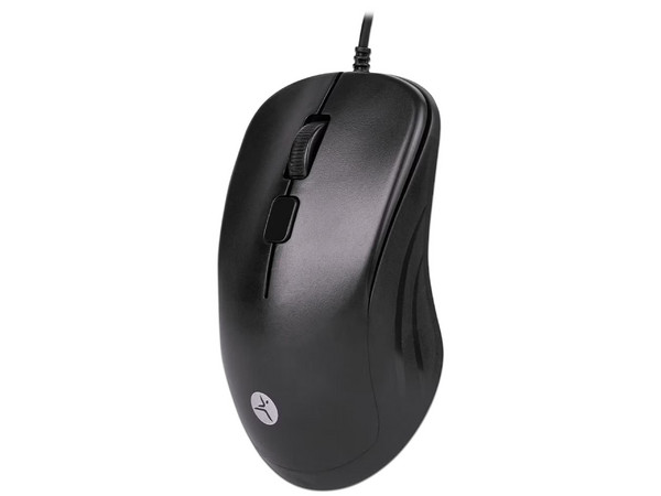 Mouse Óptico Alámbrico TechZone TZACMOA01, Hasta 1200 dpi, 3 botones, Color Negro.