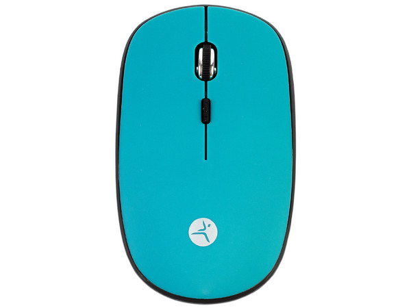 Mouse Inalámbrico TechZone Rubber, 4 Botones, hasta 1200 dpi, USB. Color Verde.