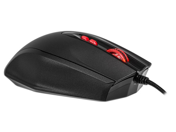 Mouse láser Gamer Thermaltake TteSPORTS Black FP con 7 botones, hasta 57000 dpi, lector de huella digital.