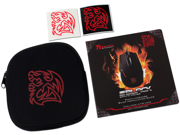 Mouse Gamer Tt eSports Black Combat White, sensor Láser de hasta 4000dpi y sistema de peso regulable, USB