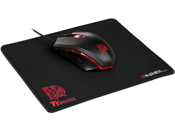 Mouse Gamer Tt eSports Talon x Gaming Gear sensor Óptico de hasta 3000dpi, USB. incluye Mouse Pad