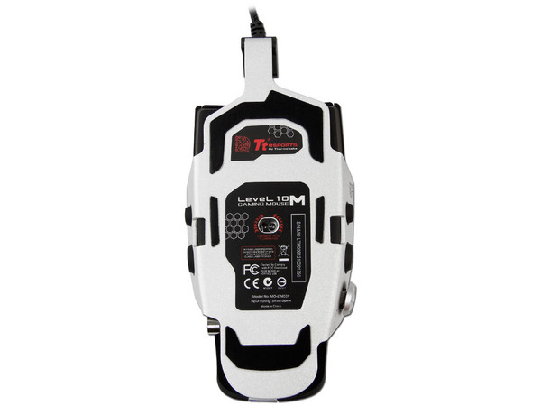 Mouse Gamer Thermaltake Tt esports Level 10M, sensor Láser de hasta 8200dpi, 7 botones, armazón de aluminio, USB. Color Negro