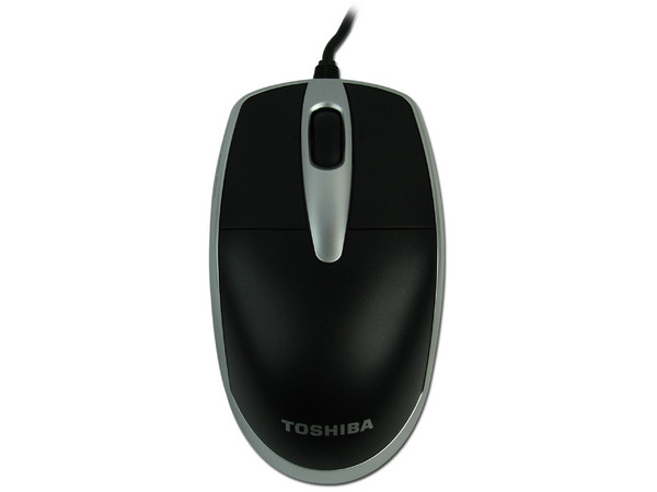 Mouse Toshiba Láser, Color Negro, USB.