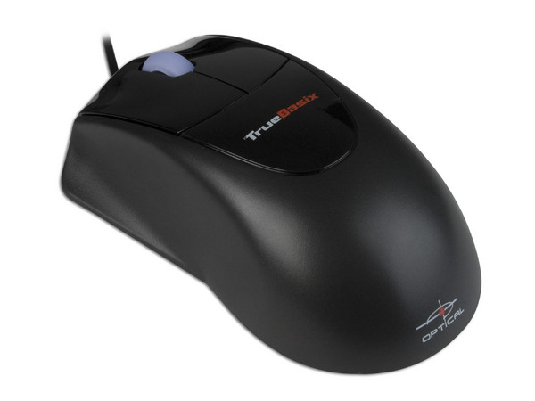 Mouse Óptico TrueBasix TXM-350, USB. Color Negro
