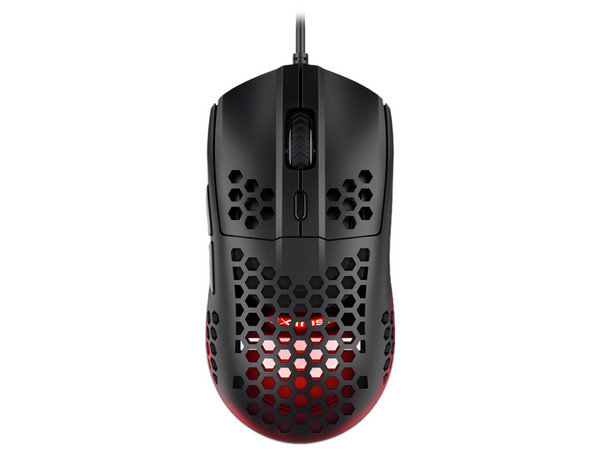 Mouse Gaming Trust Helox GXT928 25306, con Resolución de Movimiento de 6400 DPI y Botones Programables, Color Negro.