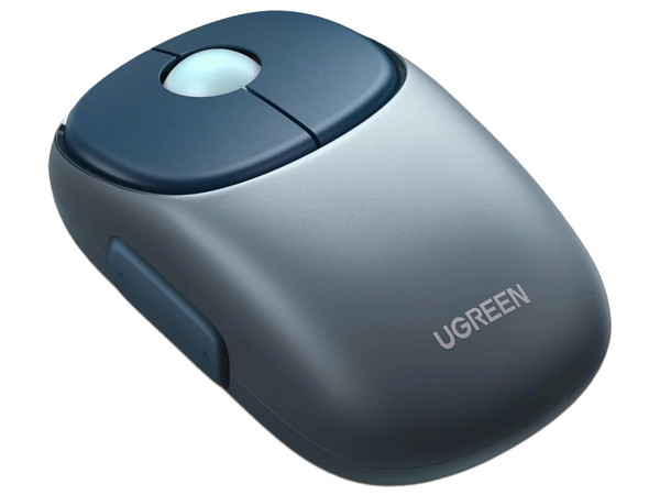 Mouse inalámbrico UGREEN FUN+ recargable, hasta 4000dpi. Color Azul.