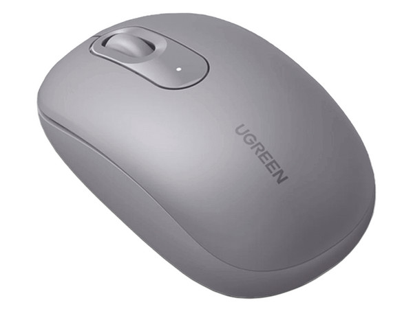 Mouse Óptico Inalámbrico Ugreen 90669, USB, 2400 DPI, Color Gris.