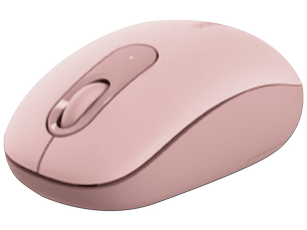 Mouse Óptico Inalámbrico Ergonómico Ugreen 90686, USB, 2400 DPI, Color Rosa.