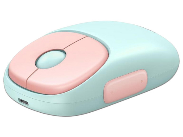 Mouse inalámbrico UGREEN FUN+ recargable, hasta 4000dpi. Color Rosa.