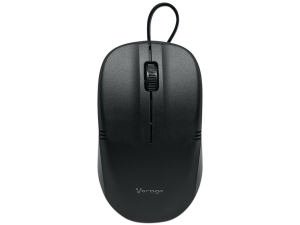 Mouse Óptico Vorago 103, USB. Color Negro.