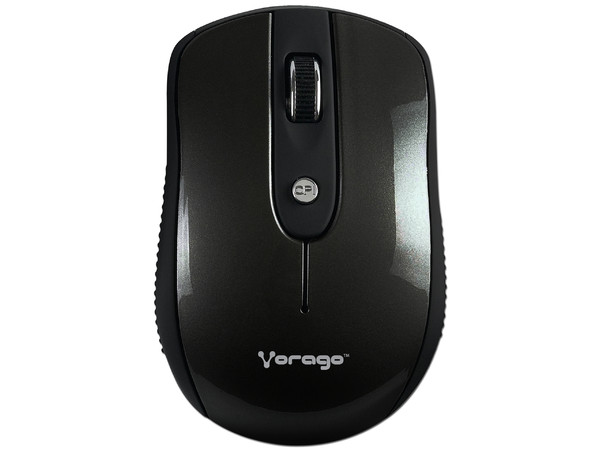 Mouse Óptico Inalámbrico Vorago 301, hasta 1600 dpi, 2.4 GHz, USB. Color Negro.