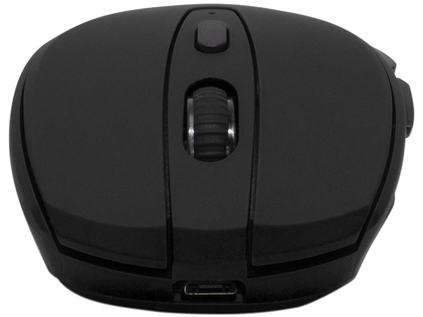 Mouse Inalámbrico Vorago MO-306, 2400 dpi, Recargable, iluminado. Color Negro.