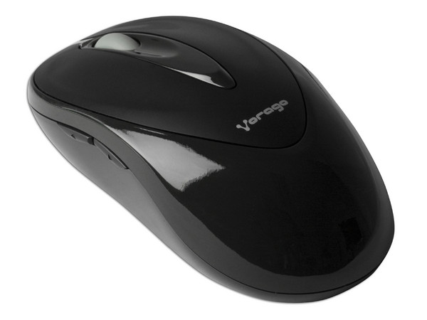Mouse Vorago Free Walker Óptico Inalámbrico, USB con Cargador de Baterías. Color Negro 