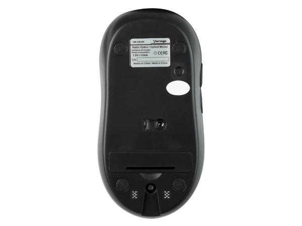 Mouse Vorago Free Walker Óptico Inalámbrico, USB con Cargador de Baterías. Color Negro 