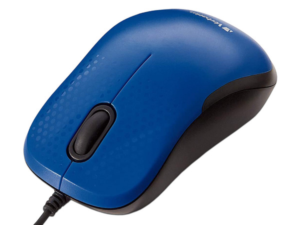 Mouse Óptico Alámbrico Verbatim 70233, USB. Color Azul.