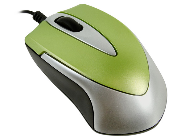 Mini Mouse Verbatim GO MINI Óptico, Cable Retráctil, USB, color Verde