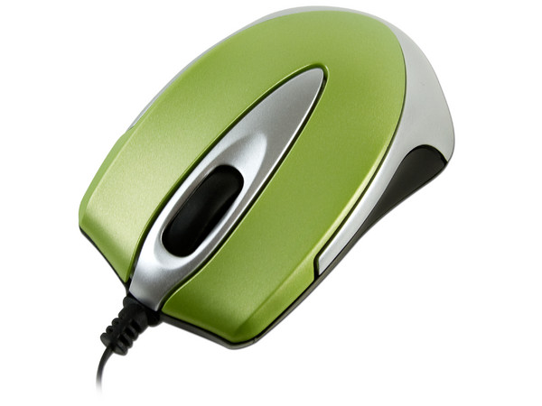 Mini Mouse Verbatim GO MINI Óptico, Cable Retráctil, USB, color Verde