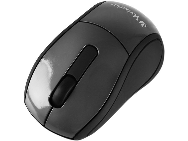 Mouse Verbatim GO MNI Óptico Inalámbrico para Laptop, USB. Color Gris