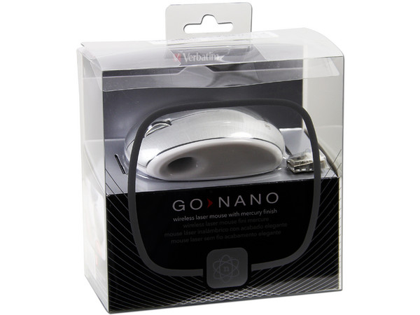Mouse Verbatim GO NANO Láser Inalámbrico para Laptop, USB.