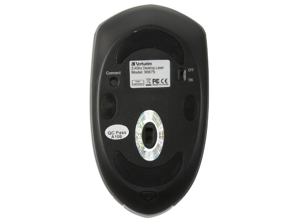 Mouse Verbatim GO Wireless Láser Inalámbrico, USB 2.0. Color Plateado