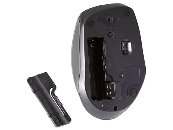 Mouse Óptico Inalámbrico VERBATIM 97992, Receptor USB. Color Negro.
