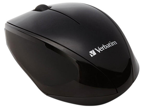 Mouse Óptico Inalámbrico VERBATIM 97992, Receptor USB. Color Negro.