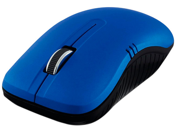 Mouse Verbatim Inalámbrico óptico, 1200 DPI, Nano Receptor puerto USB 2.0, batería AA incluida. Color Azul.