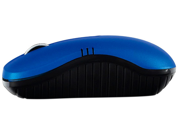 Mouse Verbatim Inalámbrico óptico, 1200 DPI, Nano Receptor puerto USB 2.0, batería AA incluida. Color Azul.