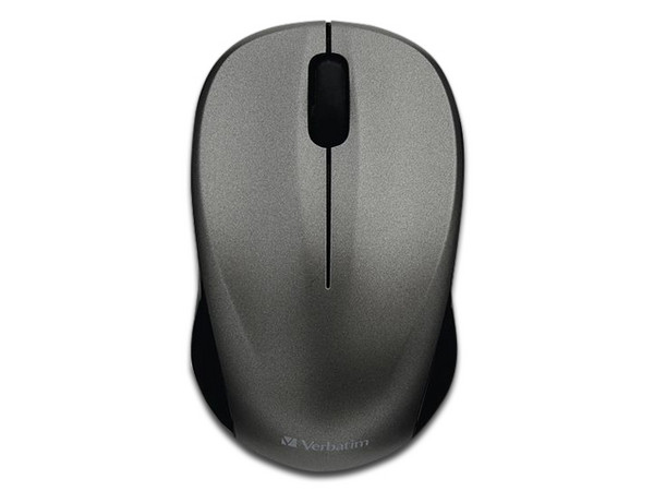 Mouse Óptico Inalámbrico Verbatim 99769, LED Azul, USB. Color Gris.