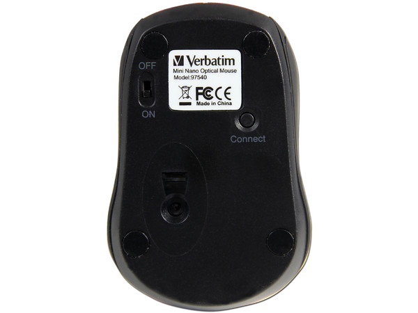 Mouse Verbatim GO MNI Óptico Inalámbrico para Laptop, USB. Color Rojo