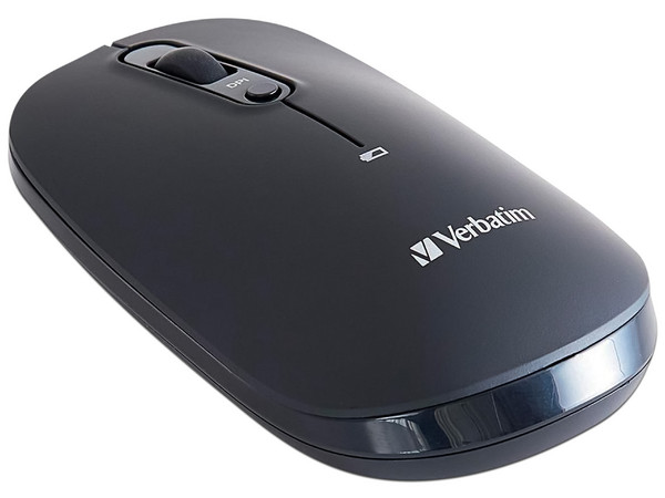 Mouse Óptico Inalámbrico Verbatim VB70750, Bluetooth, Color Negro.