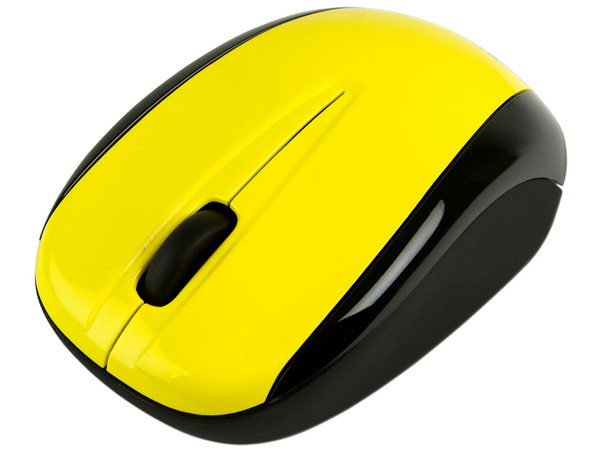 Mouse Verbatim GO NANO Óptico Inalámbrico para Laptop, USB. Color Amarilo