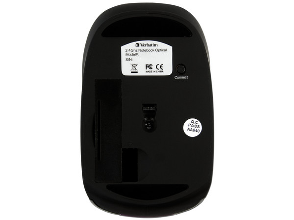 Mouse Verbatim GO NANO Óptico Inalámbrico para Laptop, USB. Color Amarilo