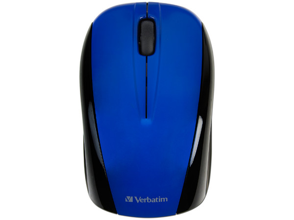 Mouse Verbatim GO NANO Óptico Inalámbrico para Laptop, USB. Color Azul
